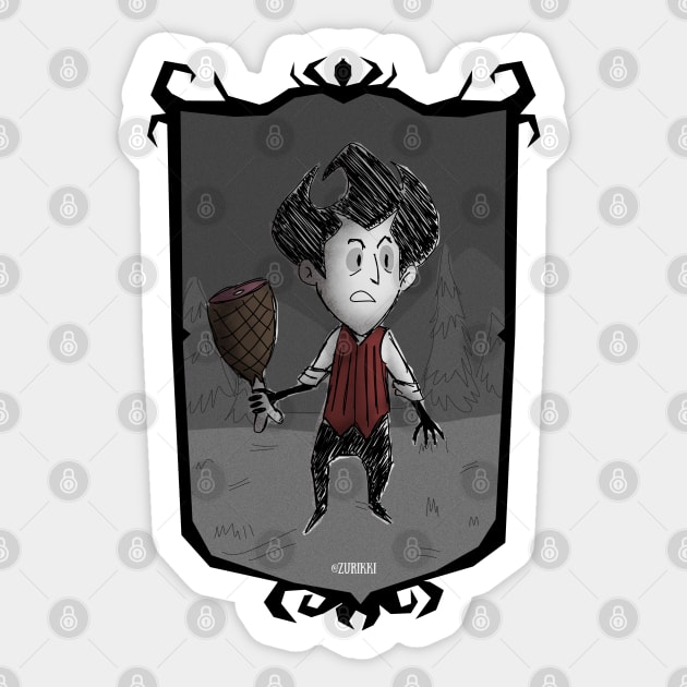 Wilson - don't starve Sticker by giulia ashidani